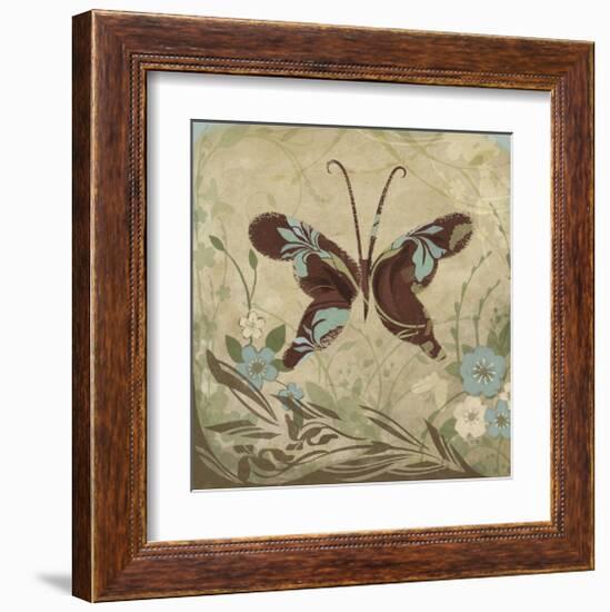 Garden Variety Butterfly IV-Alan Hopfensperger-Framed Art Print