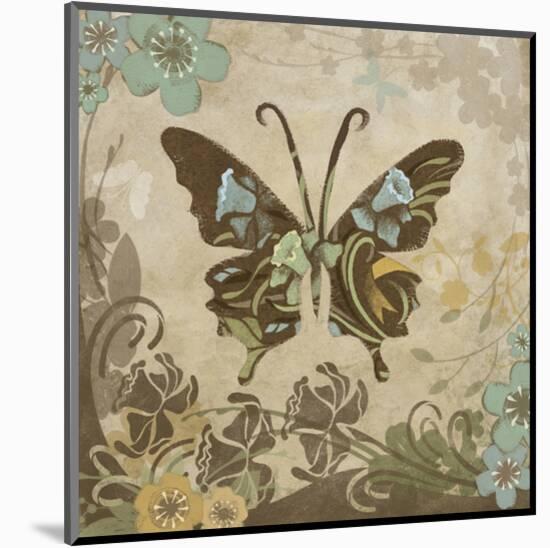 Garden Variety Butterfly V-Alan Hopfensperger-Mounted Art Print