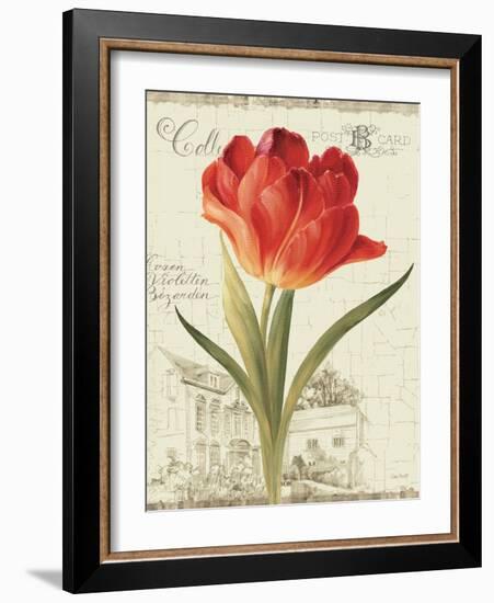 Garden View III-Lisa Audit-Framed Premium Giclee Print