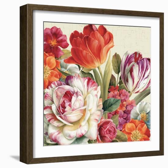 Garden View Tossed-Lisa Audit-Framed Art Print