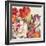 Garden View Tossed-Lisa Audit-Framed Art Print