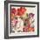 Garden View Tossed-Lisa Audit-Framed Art Print