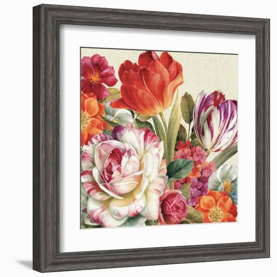 Garden View Tossed-Lisa Audit-Framed Art Print