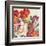 Garden View Tossed-Lisa Audit-Framed Art Print