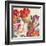 Garden View Tossed-Lisa Audit-Framed Art Print