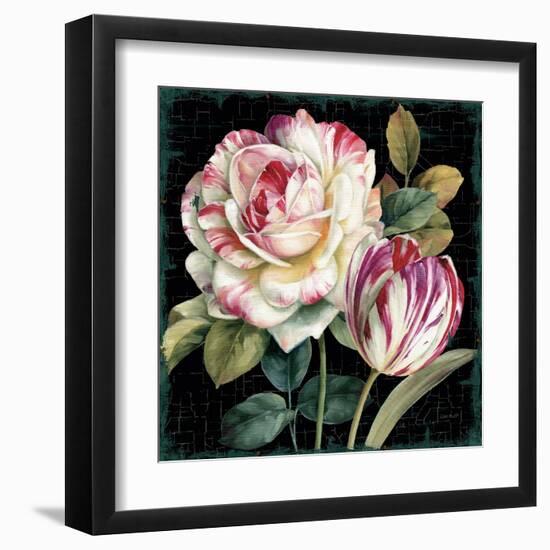 Garden View VIII Black-Lisa Audit-Framed Art Print