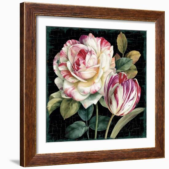 Garden View VIII Black-Lisa Audit-Framed Art Print