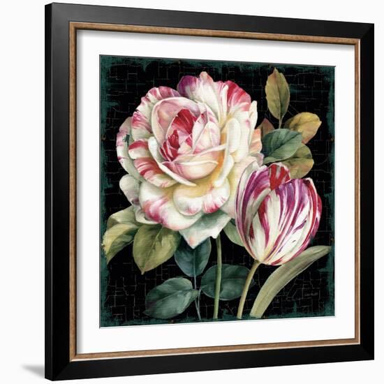 Garden View VIII Black-Lisa Audit-Framed Art Print