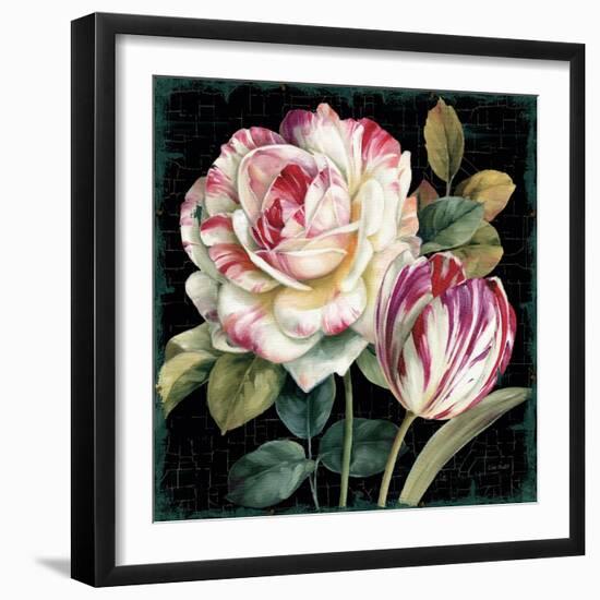 Garden View VIII Black-Lisa Audit-Framed Art Print