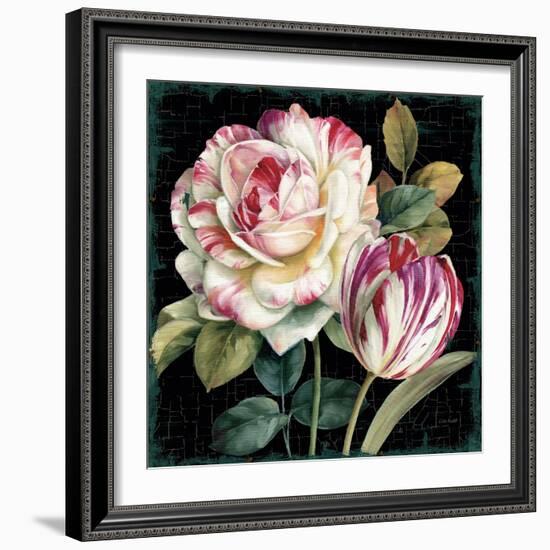 Garden View VIII Black-Lisa Audit-Framed Art Print