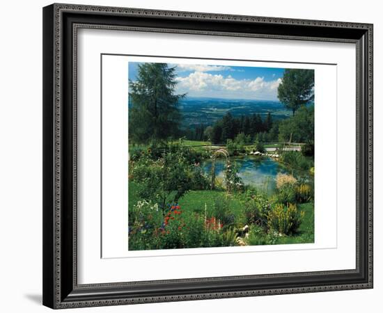 Garden With A View-null-Framed Art Print