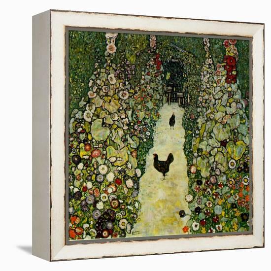 Garden with Chickens, 1916-Gustav Klimt-Framed Premier Image Canvas