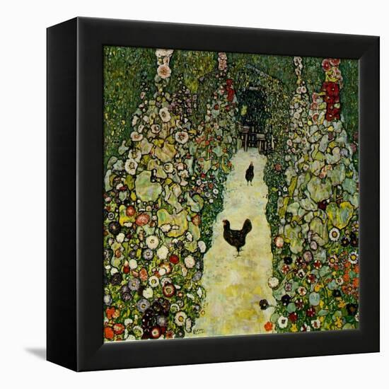 Garden with Chickens, 1916-Gustav Klimt-Framed Premier Image Canvas