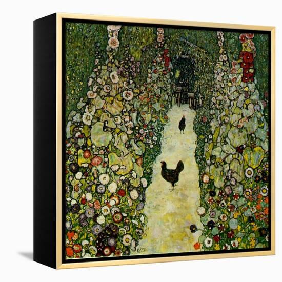 Garden with Chickens, 1916-Gustav Klimt-Framed Premier Image Canvas