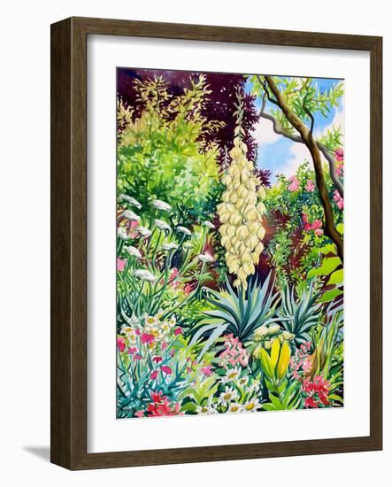 Garden with Flowering Yucca-Christopher Ryland-Framed Giclee Print