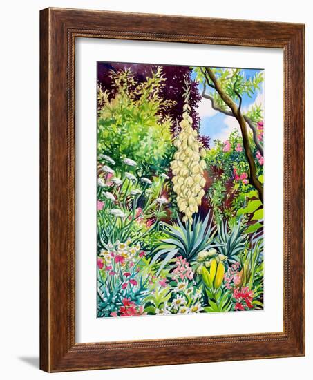 Garden with Flowering Yucca-Christopher Ryland-Framed Giclee Print