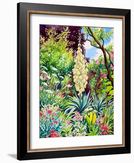 Garden with Flowering Yucca-Christopher Ryland-Framed Giclee Print