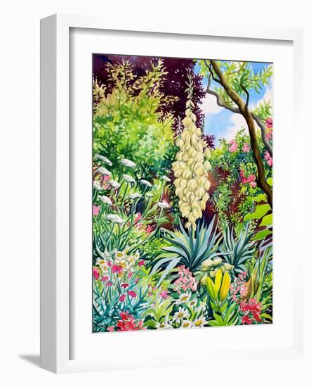 Garden with Flowering Yucca-Christopher Ryland-Framed Giclee Print