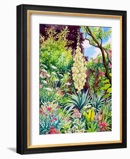 Garden with Flowering Yucca-Christopher Ryland-Framed Giclee Print