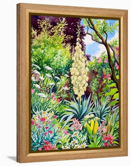 Garden with Flowering Yucca-Christopher Ryland-Framed Premier Image Canvas