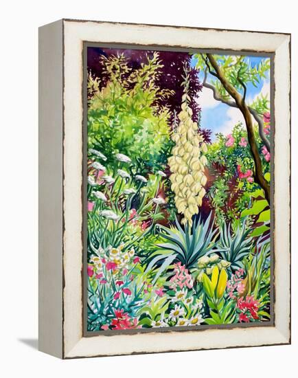 Garden with Flowering Yucca-Christopher Ryland-Framed Premier Image Canvas