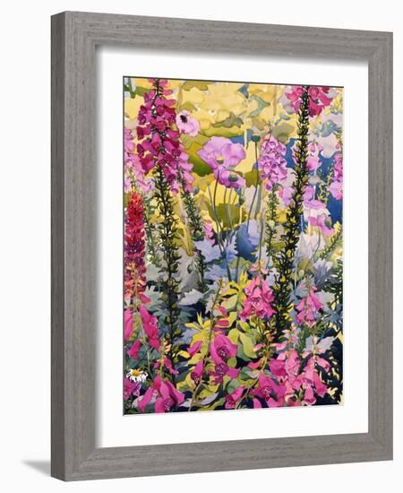 Garden with Foxgloves-Christopher Ryland-Framed Giclee Print