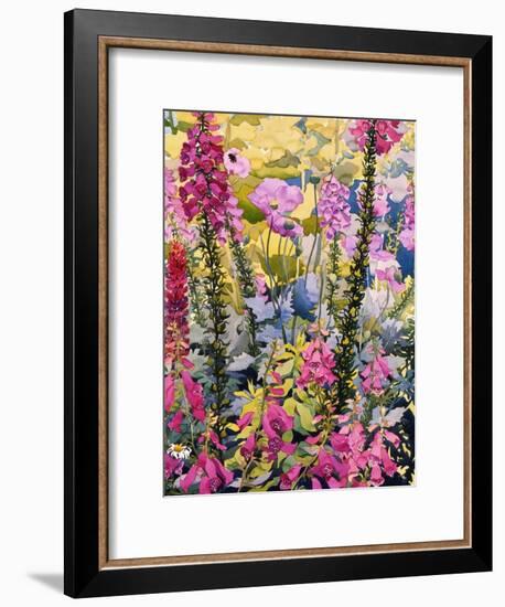 Garden with Foxgloves-Christopher Ryland-Framed Giclee Print