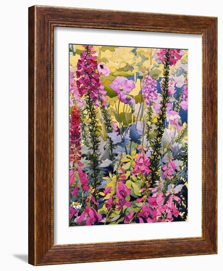 Garden with Foxgloves-Christopher Ryland-Framed Giclee Print