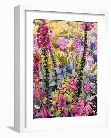 Garden with Foxgloves-Christopher Ryland-Framed Giclee Print