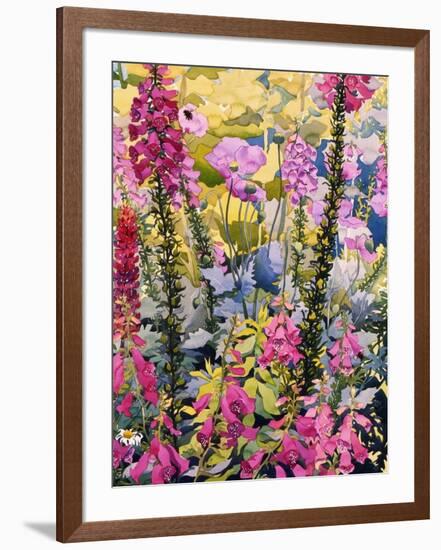 Garden with Foxgloves-Christopher Ryland-Framed Giclee Print