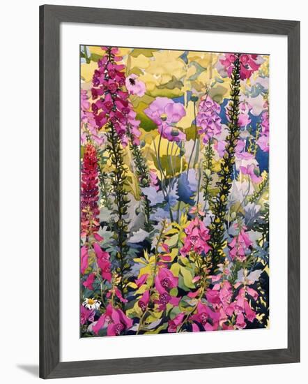 Garden with Foxgloves-Christopher Ryland-Framed Giclee Print