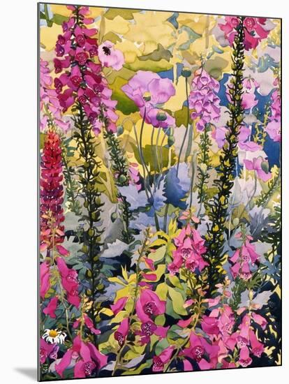 Garden with Foxgloves-Christopher Ryland-Mounted Giclee Print