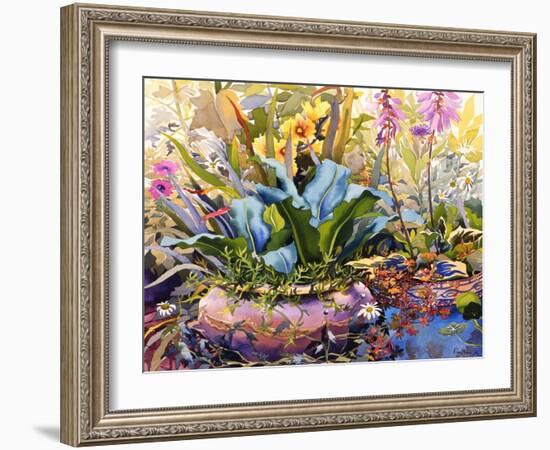 Garden with Plants, 2000-Christopher Ryland-Framed Giclee Print