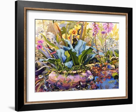 Garden with Plants, 2000-Christopher Ryland-Framed Giclee Print