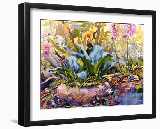 Garden with Plants, 2000-Christopher Ryland-Framed Giclee Print