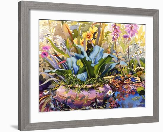 Garden with Plants, 2000-Christopher Ryland-Framed Giclee Print