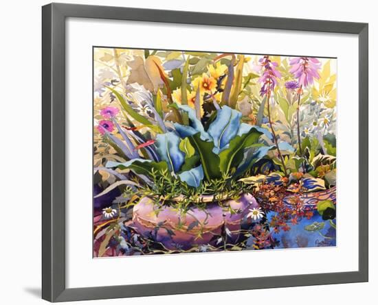 Garden with Plants, 2000-Christopher Ryland-Framed Giclee Print