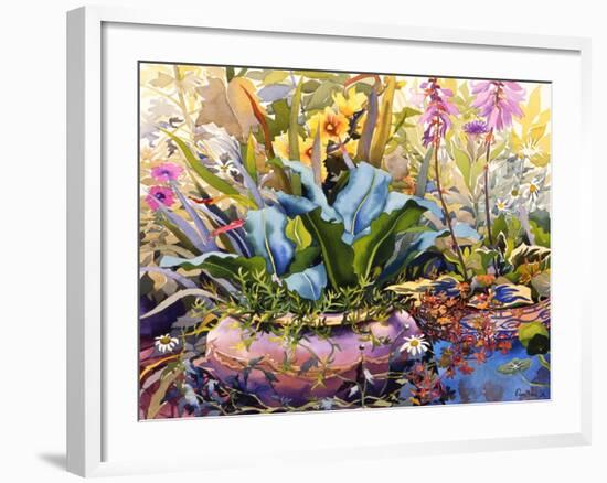 Garden with Plants, 2000-Christopher Ryland-Framed Giclee Print