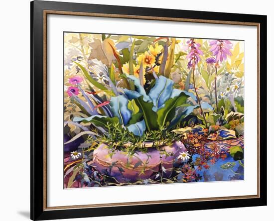 Garden with Plants, 2000-Christopher Ryland-Framed Giclee Print