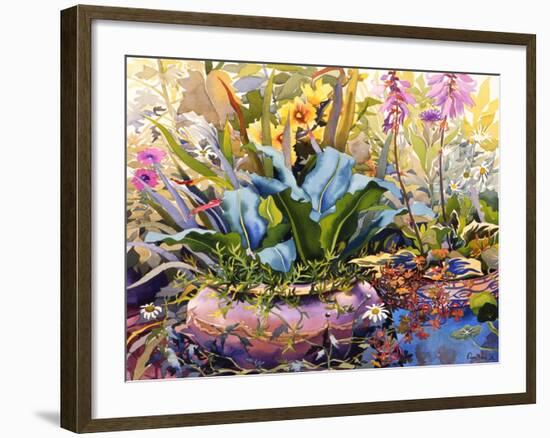 Garden with Plants, 2000-Christopher Ryland-Framed Giclee Print