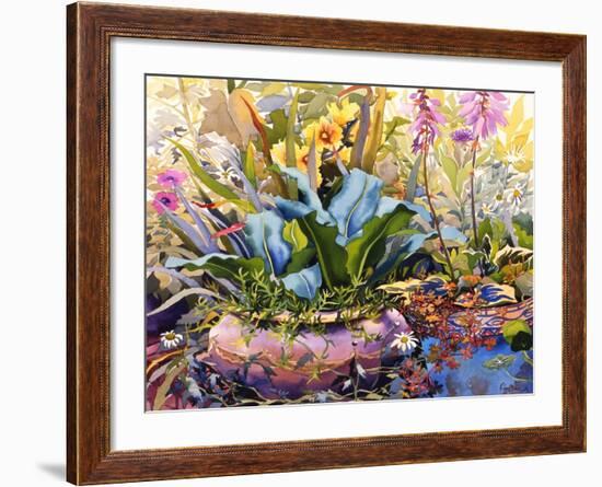 Garden with Plants, 2000-Christopher Ryland-Framed Giclee Print