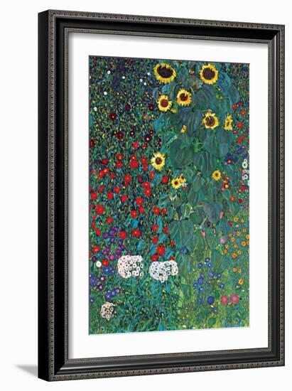 Garden-Gustav Klimt-Framed Art Print