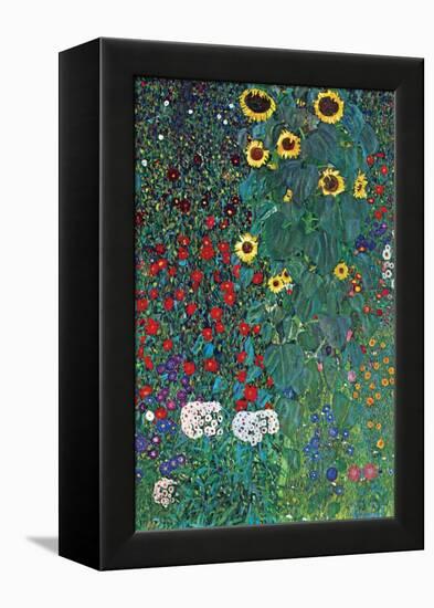 Garden-Gustav Klimt-Framed Stretched Canvas