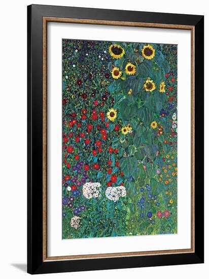 Garden-Gustav Klimt-Framed Art Print