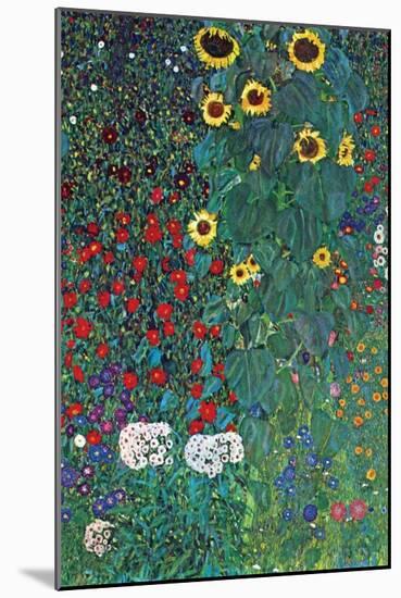 Garden-Gustav Klimt-Mounted Art Print