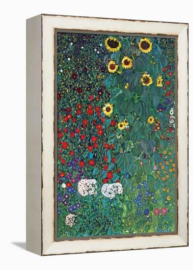 Garden-Gustav Klimt-Framed Stretched Canvas