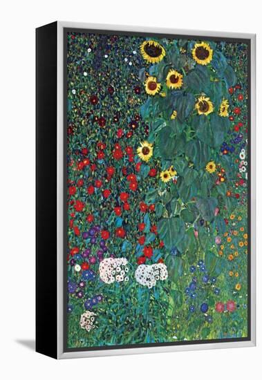 Garden-Gustav Klimt-Framed Stretched Canvas