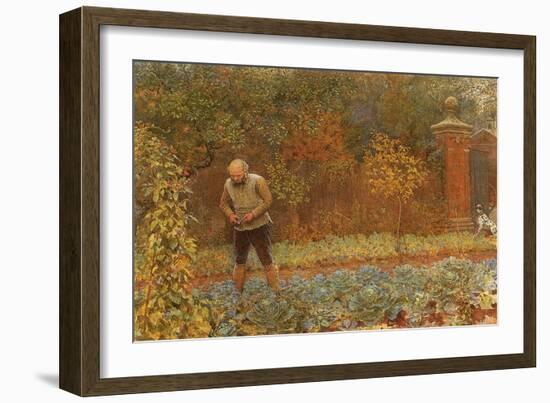 Gardener and Cabbages, 1870-Frederick Walker-Framed Giclee Print