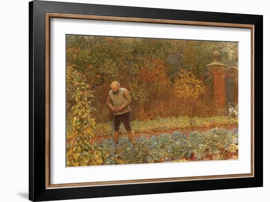 Gardener and Cabbages, 1870-Frederick Walker-Framed Giclee Print