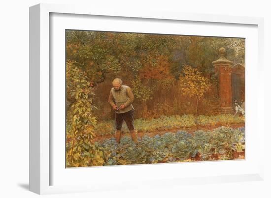 Gardener and Cabbages, 1870-Frederick Walker-Framed Giclee Print